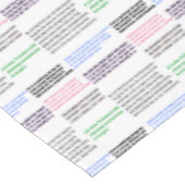 Auswahl von Römern 8 Tischdecke (Schrägansicht)