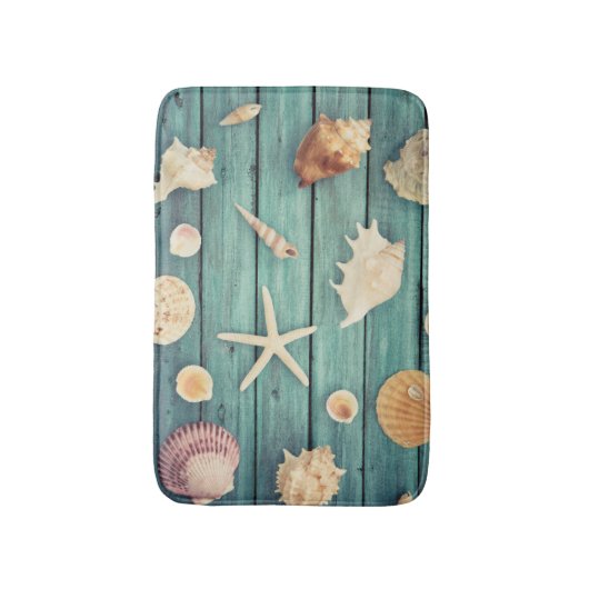 Auswahl von Seashells Badematte (Vorderseite Vertikal)