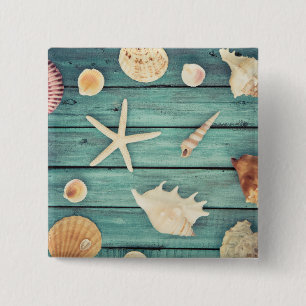 Auswahl von Seashells Button