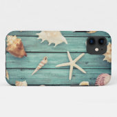 Auswahl von Seashells Case-Mate iPhone Hülle (Rückseite (Horizontal))