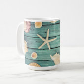 Auswahl von Seashells Kaffeetasse (Vorderseite Links)