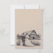 Auswahl von Stallkuchen RSVP Karte (Rückseite)