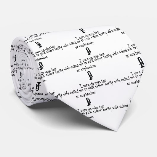 AuswahlEhefrau oder Euphonium Krawatte (Gerollt)