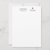 Auswählen der Erd-Karte Dankeskarte (Rückseite)