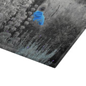 Auswahlverfahren für die Besucherzitat Blue Garden Schneidebrett (Ecke)