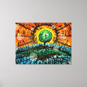 Auswanderung des Souls (eingewickelte Leinwand) Leinwanddruck