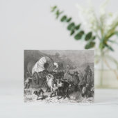 Auswanderung in das Western Postkarte (Stehend Vorderseite)