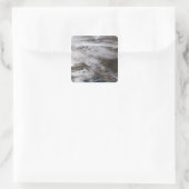 Ausweichwege von Luftfahrzeugen Quadratischer Aufkleber (Tasche)