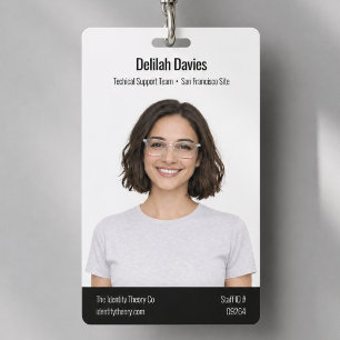 Ausweis 3x5 Foto Individuelle Mitarbeiter-ID-Kar