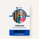 Ausweis | Blue and White Homeschoor ID (Vorderseite)