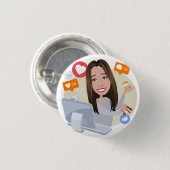 Ausweis Button (Vorne & Hinten)