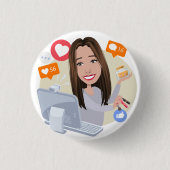 Ausweis Button (Vorderseite)