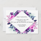 Ausweis für die bezauberte Blütenmatrone (Rückseite)