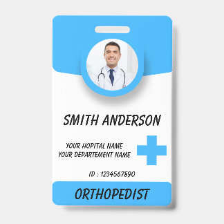 Ausweisbadge für Krankenpfleger mit Foto Ausweis
