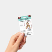 Ausweiskarte für Schülerjunge Mädchen Ausweis (Handheld)