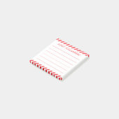 Ausweisstelle für den Elf des Weihnachtsmanns Post-it Klebezettel (angewinkelt)