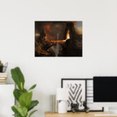 Ausweisung: Mond und Feuer — Thomas Cole Poster (Heimbüro)