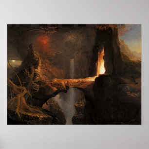 Ausweisung: Mond und Feuer — Thomas Cole Poster