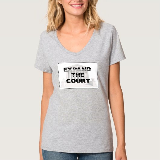 Ausweitung des T - Shirt des Gerichtshofs (Vorderseite)