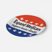 Ausweitung von Medicare zur Unterstützung der Gesu Pappteller (Schrägansicht)