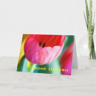 Auswendiges Tulpen • Osterkarte Karte