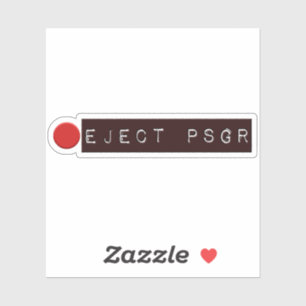 Auswerfen des Pionierwagens Aufkleber