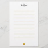 Auswirkungen des Stationierungspapiers Geo Genshin Briefpapier (Vorderseite)