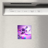 Auswirkungen - Lila Drummer Magnet (In Situ (Geschirrspüler))
