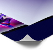 Auswirkungen - Lila Drummer Poster (Ecke)