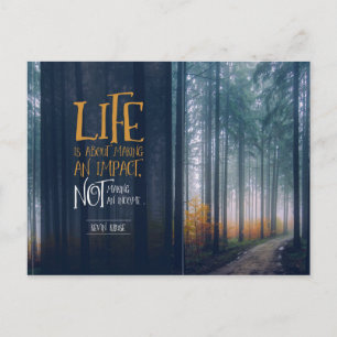 Auswirkungen Postkarte