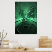 Auswirkungen von Fahrten Poster (Küche)