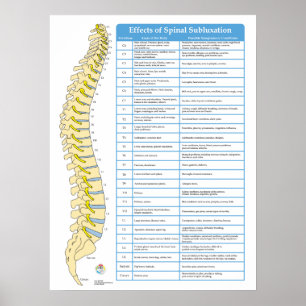 Auswirkungen von spinalen Subluxationen Chiroprakt Poster