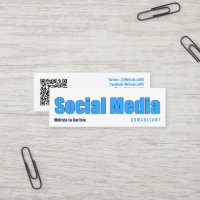 Auswirkungs-SozialMedienberater mit QR Code