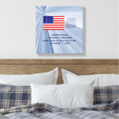 Auszeichnung der amerikanischen Staatsbürgerschaft Leinwanddruck (Insitu (Schlafzimmer))