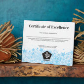 Auszeichnung der Mitarbeiter Fotoplatte (Seite)