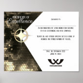 Auszeichnung der Mitarbeiter Poster (Vorne)