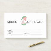 Auszeichnung der Studierenden Watermelon Post-it N Post-it Klebezettel (Auf Schreibtisch)