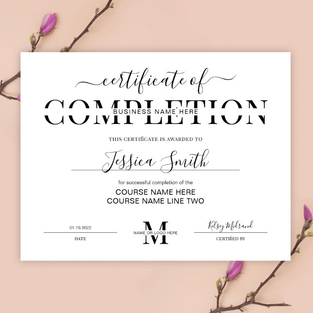 Auszeichnung des Minimalistischen Abschlusskurses (Von Creator hochgeladen)