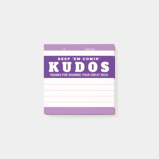 Auszeichnung für eine tolle Idee Post-it Klebezettel (Vorderseite)