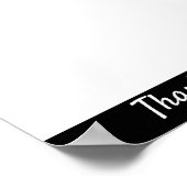 Auszeichnung für phantastische Teamarbeit Poster (Ecke)