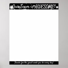 Auszeichnung für phantastische Teamarbeit Poster