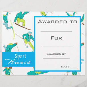 Auszeichnung für Sportskifahren