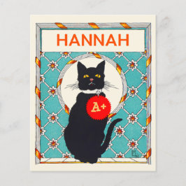 Auszeichnung "Vintage Katze" für den Lehrer