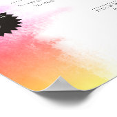 Auszeichnung zum universellen Jahrestag Poster (Ecke)