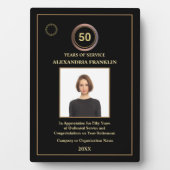 Auszeichnungen des Fotos für das Ruhegehalt von Ar Fotoplatte (Vorderseite)