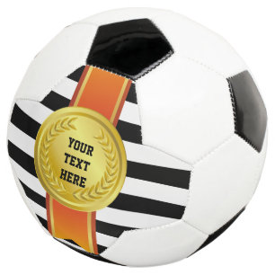 AUSZEICHNUNGSBAND gold II + dein Hintergrund & Tex Fußball