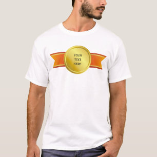 AUSZEICHNUNGSBAND gold III + dein Hintergrund & Te T-Shirt
