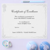 AUSZEICHNUNGSBESCHEINIGUNG FLYER (Einzeln)