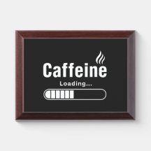Auszeichnungstafel – „Kaffee wird geladen…“