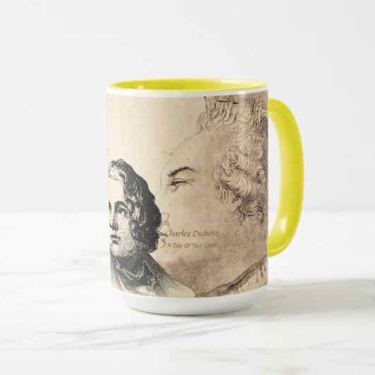 Auszug aus einer Geschichte von zwei Städten Tasse (VorderseiteRechts)